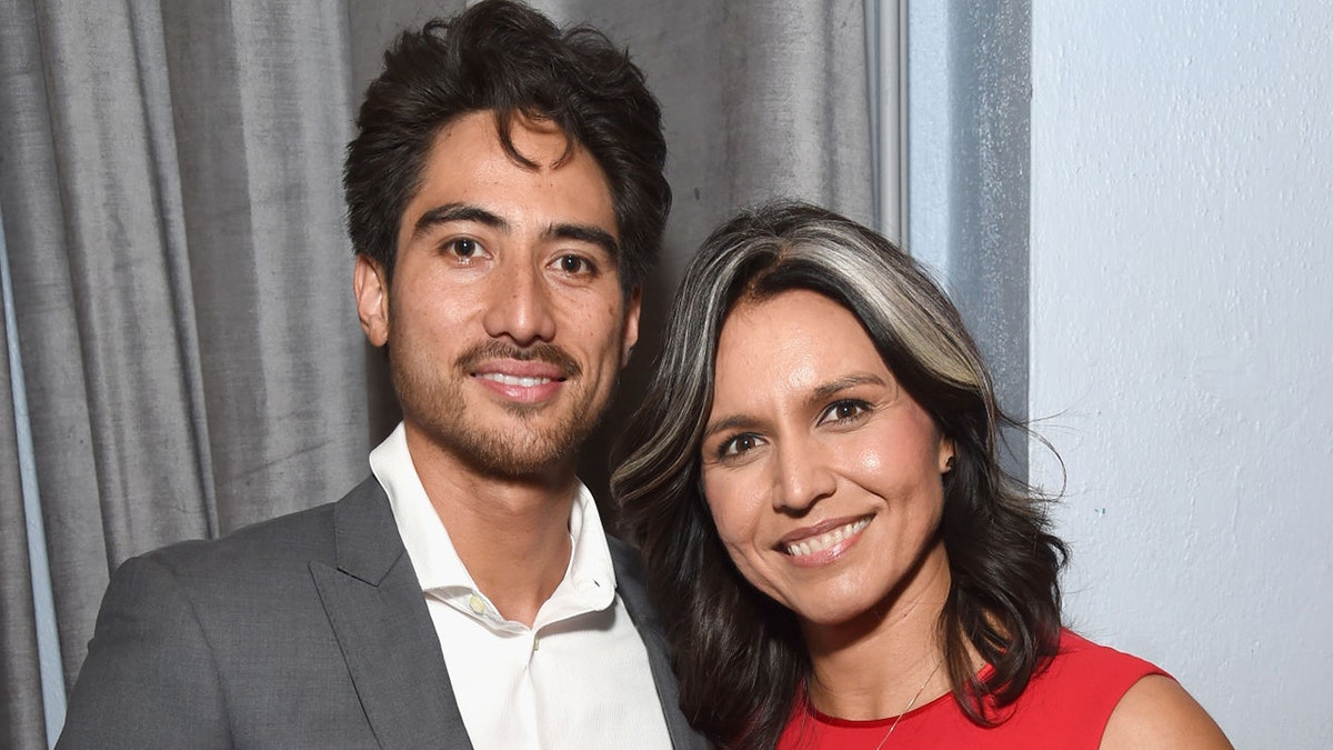 Abraham Williams (L) and Tulsi Gabbard attend the Sean Penn CORE Gala benefiting the organization formerly known as J/P HRO & its life-saving work across Haiti & the world at The Wiltern on January 5, 2019 in Los Angeles, California. (Photo by Michael Kovac/Getty Images for CORE, formerly J/P HRO )