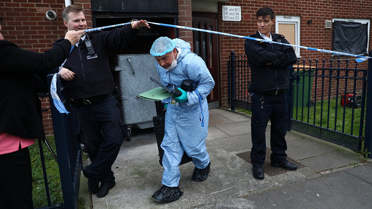 The bodies of two women were discovered inside a freezer at a home in East London on Friday.