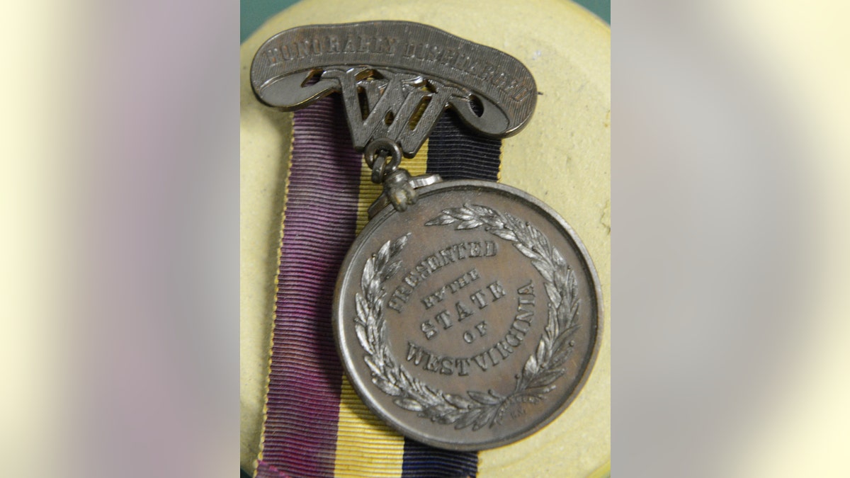 Nearly 20,000 of the medals were distributed between 1866 and 1890. (Steve Brightwell, West Virginia Department of Arts, Culture and History)