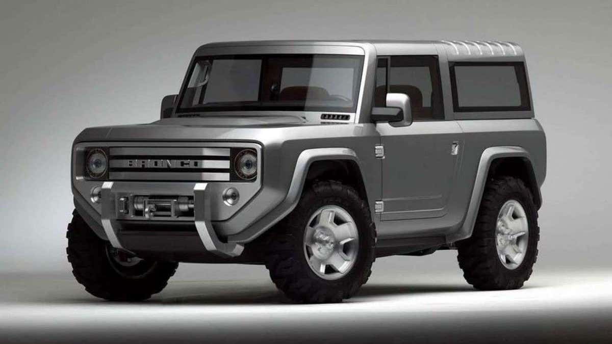 This 2004 Bronco concept may suggest the styling of the upcoming SUV.