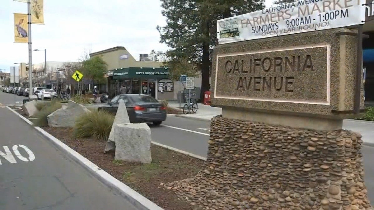 The incident occurred outside a Starbucks in Palo Alto, Calif.