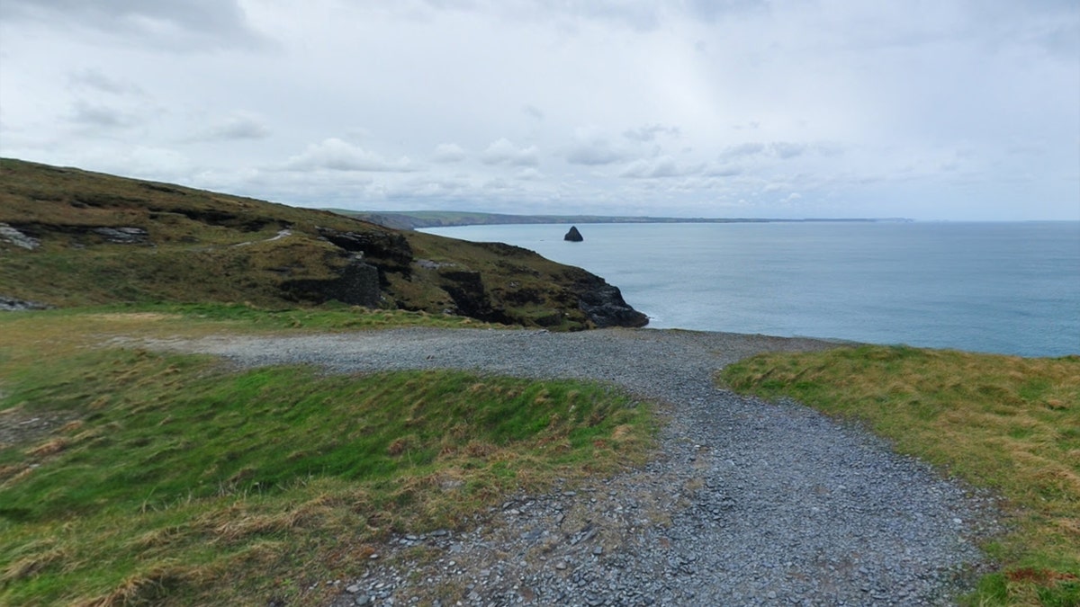 What the view looks like unspoiled by a red van.