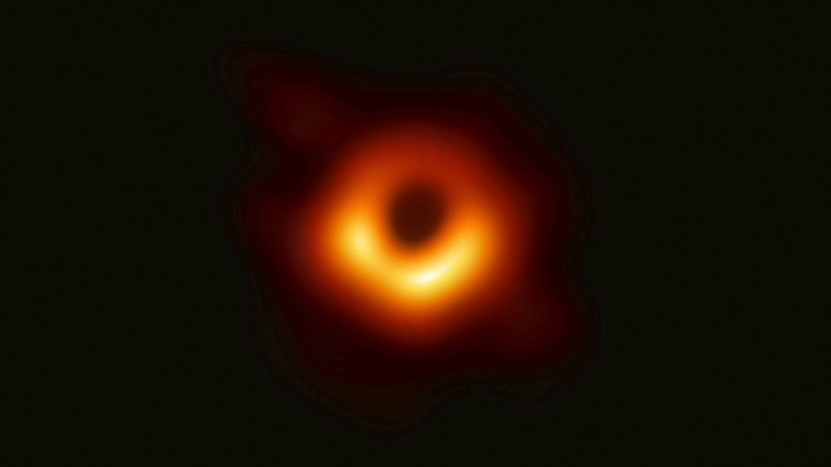 a black hole sucked in