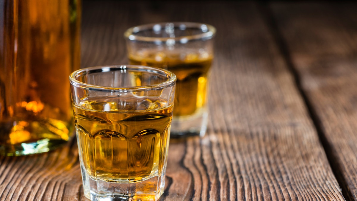 The booze most recommended in the shot category was Jack Daniel’s whiskey.