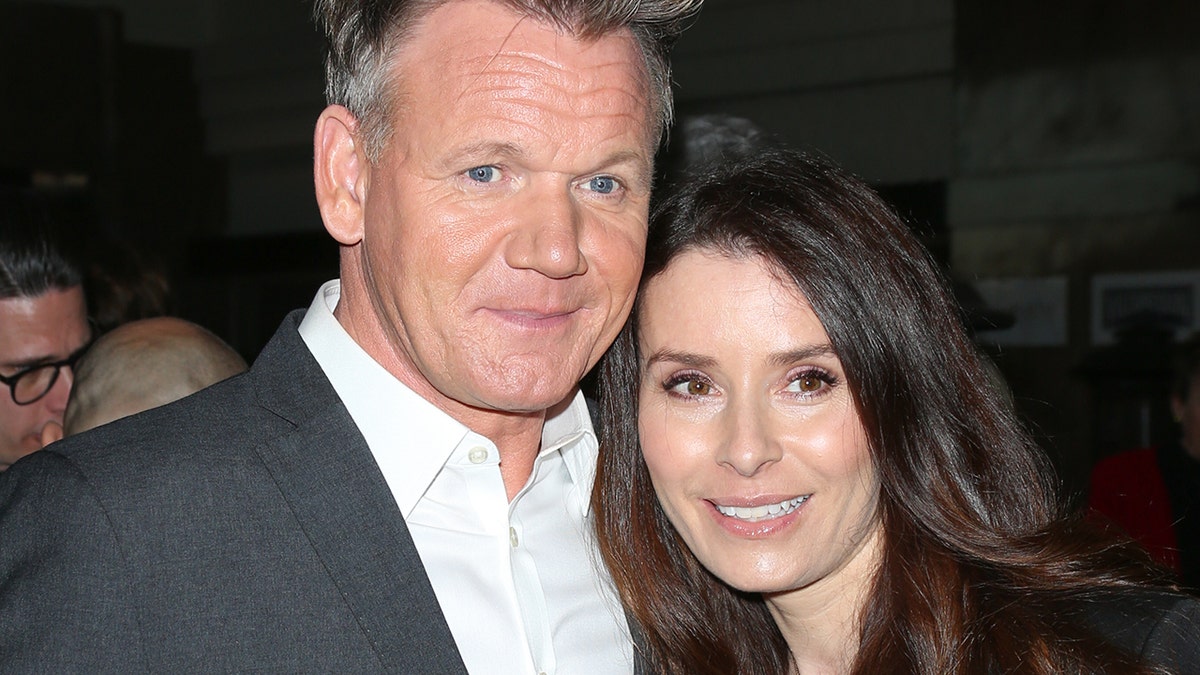 Gordon Ramsay, left, and his wife Tana Ramsay, right, at the BritWeek 2018 Innovation &amp; Creativity Awards at The Fairmont Miramar Hotel Bungalows on May 4, 2018 in Santa Monica, California. 