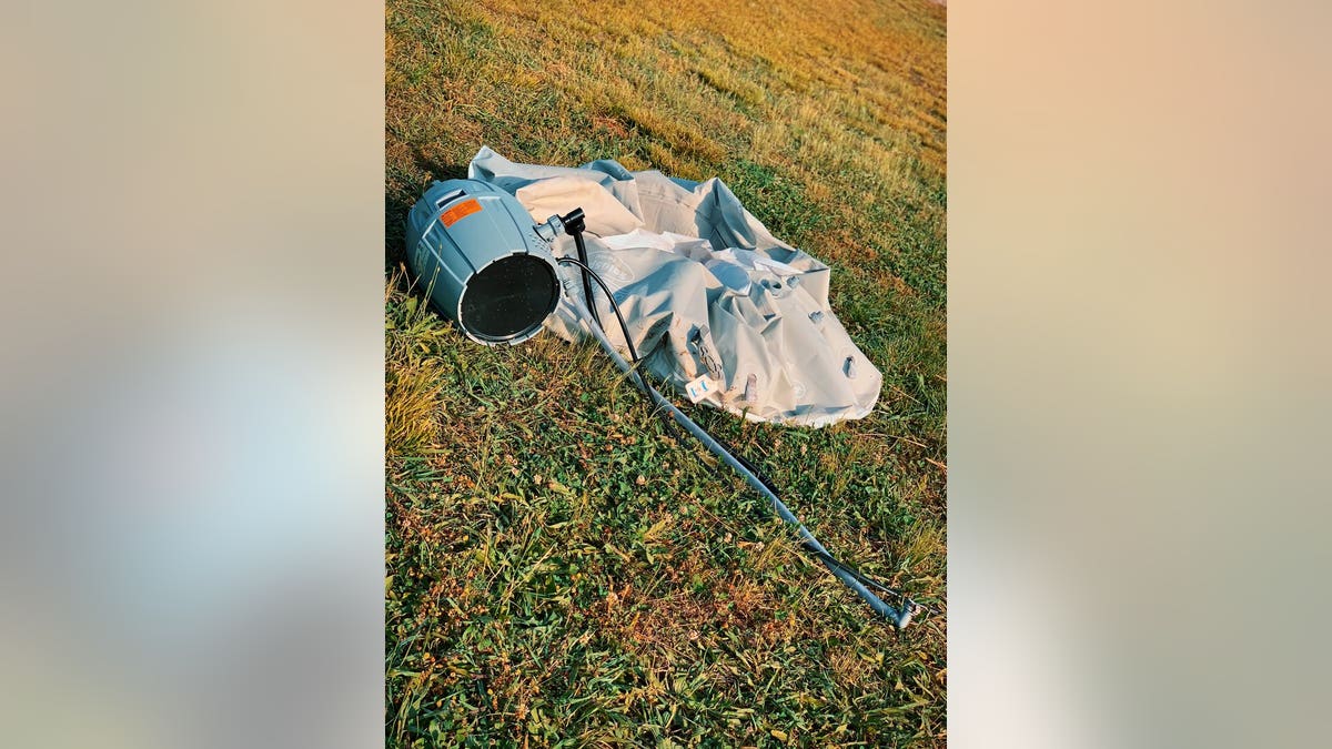 Talladega Superspeedway posted an image of a "hot tub time machine" left behind by NASCAR fans.