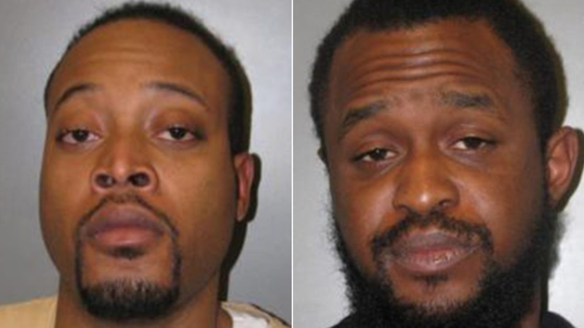 Jovan Crawford, left, and Scott Duncan Roberson are accused of attacking a man in Maryland because he was wearing a 'Make America Great Again' hat.