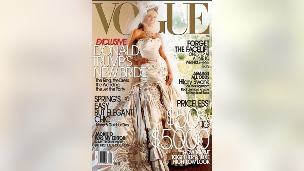 Melania Trump appeared on the cover of Vogue in 2005. (Vogue)