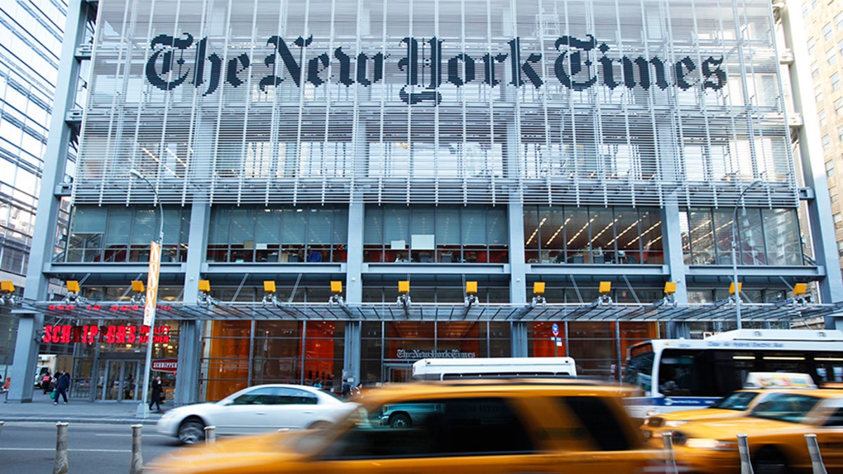 New York Times building in New York City