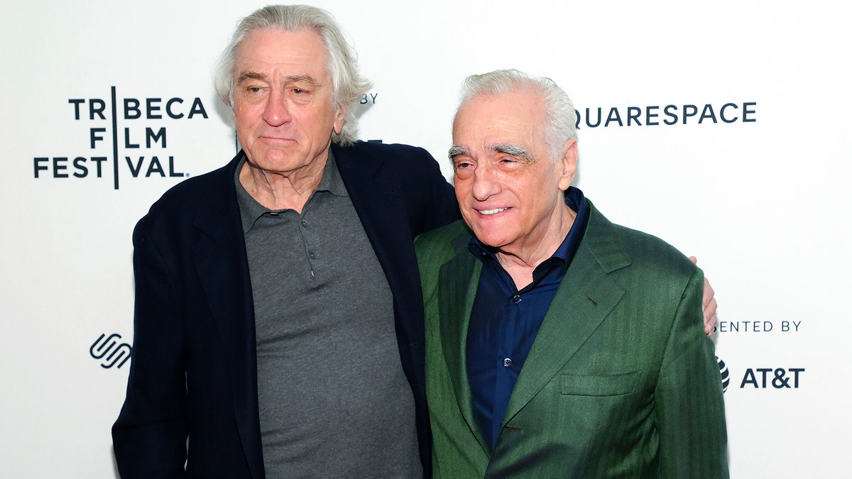 Actor Robert De Niro, left, and director Martin Scorsese attend 