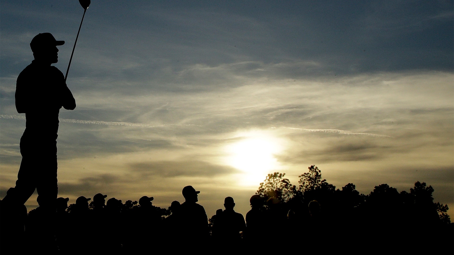 Brooks Koepka drives on the 18th hole during the first round of the 2019 Masters golf tournament in Augusta, Georgia, April 11, 2019.