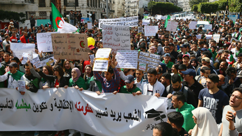 The Latest: Defense ministry urges Algeria's leader to quit