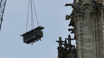 France honors Notre Dame firefighters; protects rose window
