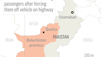 14 lined up and killed in southwestern Pakistan in 'act of terror'