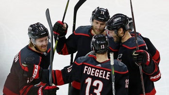 Hurricanes rout Caps 5-0 in 1st home playoff game since '09