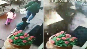 Family leaving California restaurant narrowly avoids car plowing through outdoor patio