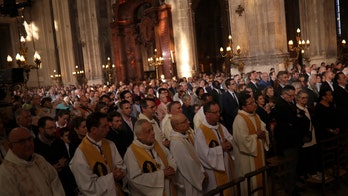 Paris Easter Mass honors firefighters who saved Notre Dame