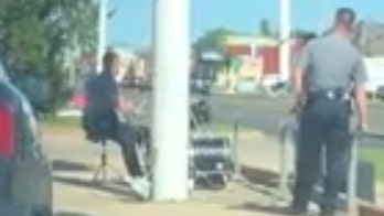 Oklahoma City police officer jams on drum kit while responding to noise complaint