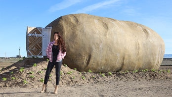 Giant Idaho potato prop converted into Airbnb rental