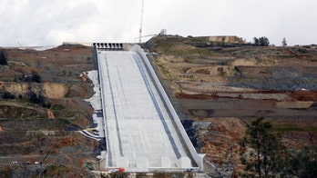 Water flows down California dam's rebuilt spillway after 2017 collapse