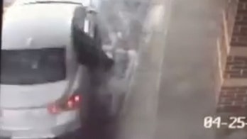 Ohio boy, 8, saves sister from car thief in harrowing escape caught on camera