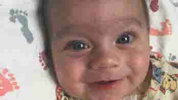 Baby born without anus comes home after months in hospital