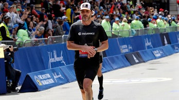 NASCAR's Jimmie Johnson completes Boston Marathon less than two days after Cup Series race