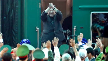 North Korean leader Kim Jong Un arrives in Russian port city ahead of first meeting with Putin