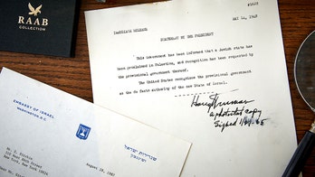Only signed copy of US recognition of 'State of Israel' can be yours for $300G