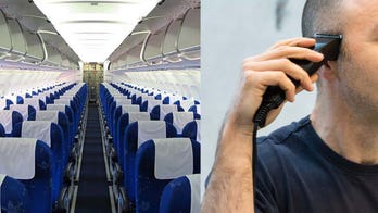 'Disgusting' passenger shamed for shaving his head during flight
