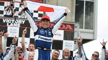 Takuma Sato wins Alabama Indycar race