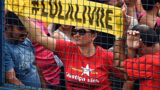 Protest and celebration in Brazil on Lula prison anniversary