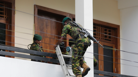 After grief and chaos, picture of Sri Lanka bombers emerges