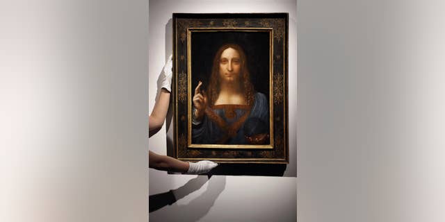 A file photo of Leonardo da Vinci's "Salvator Mundi," which is believed to be a likeness of da Vinci himself. It was used in the study.