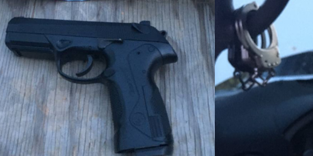 After searching Mullany’s vehicle and residence, authorities said they found two replica firearms, two sets of handcuffs, and a large amount of cash.