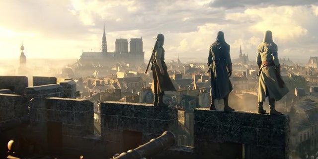 Screenshot from "Assassin's Creed Unity" E3 2014 World Premiere Cinematic Trailer (Ubisoft)