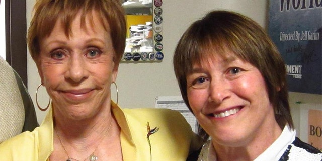Geri Jewell (right) with Carol Burnett. — Courtesy of Geri Jewell
