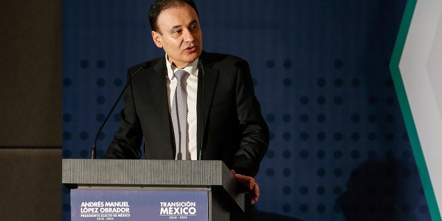 Secretary of Public Security, Dr. Alfonso Durazo Montano said he twice crossed illegally into the United States in his youth to work. (AP Photo/Anthony Vazquez, File)