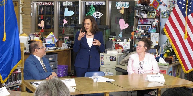 U.S. Sen. Kamala Harris, D-Calif., on Tuesday introduced a bill to allow Deferred Action for Childhood Arrivals (DACA) recipients obtain paid employment and internships in Congress. (Associated Press)