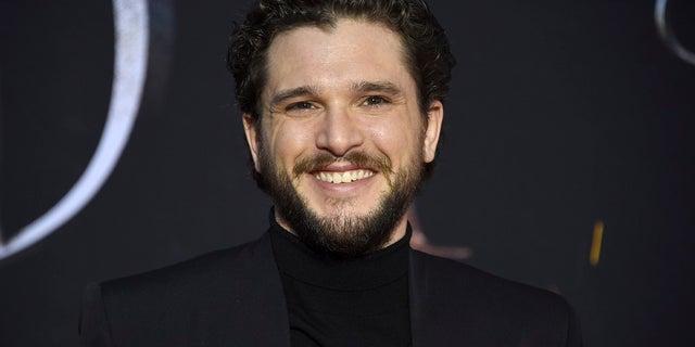 Kit Harington attends HBO's "Game of Thrones" final season premiere at Radio City Music Hall on Wednesday, April 3, 2019, in New York. (AP)