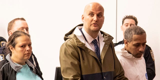 Michael Cammarata, far right, and his girlfriend Ayisha Egea, center, were charged with second-degree murder, concealment of a human corpse and tampering with physical evidence according to police.