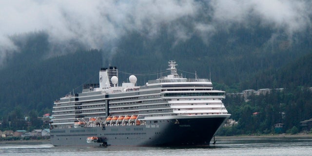 The Holland America Westerdam in Juneau, Alaska.