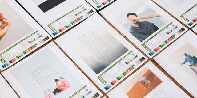 Proofs for a book of the Bible Alabaster Co. was working on.