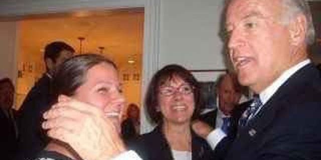 Amy Lappos tells Fox News this photo also shows her with Joe Biden at the fundraiser in 2009. (Amy Lappos)