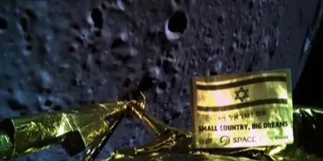 Beresheet captured this selfie on its way to the Moon. (SpaceIL/IAI)