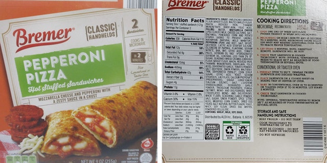Approximately 56,578 pounds of stuffed sandwiches have been recalled because they are reportedly contaminated by semi-transparent plastic, according to the Food Safety and Inspection Service (FSIS).