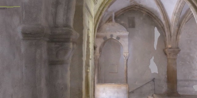 A 3D model of the Cenacle's interior.