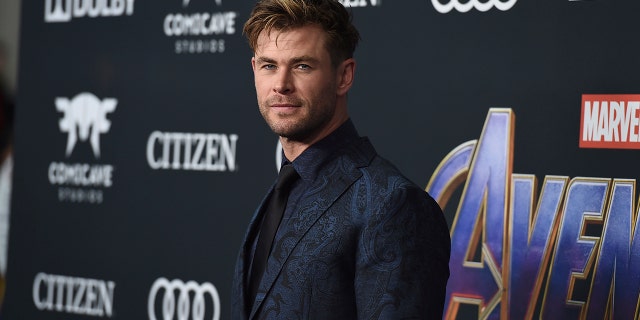 Chris Hemsworth arrives at the premiere of 'Avengers: Endgame' at the Los Angeles Convention Center on Monday, April 22, 2019.