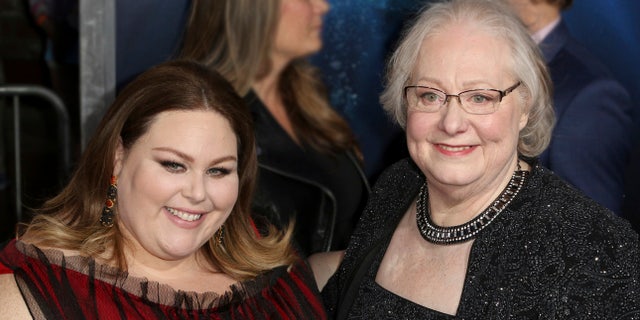 Chrissy Metz, left, and Joyce Smith arrive at the LA Premiere of "Breakthrough" at the Regency Village Theatre on Thursday, April 11, 2019, in Los Angeles. (Photo by Willy Sanjuan/Invision/AP)