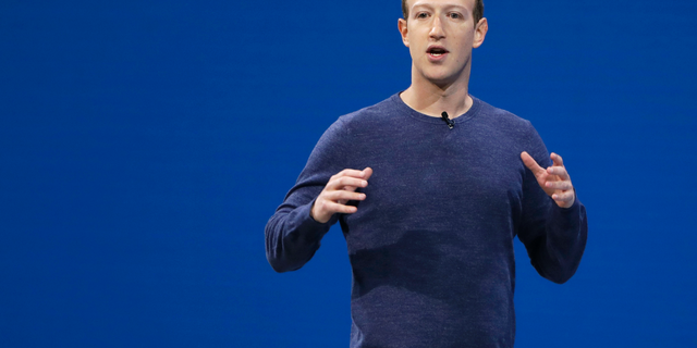 FILE - In this Tuesday, May 1, 2018, file photo, Facebook CEO Mark Zuckerberg makes the keynote speech at F8, Facebook's developer conference, in San Jose, Calif. (AP Photo/Marcio Jose Sanchez, File)
